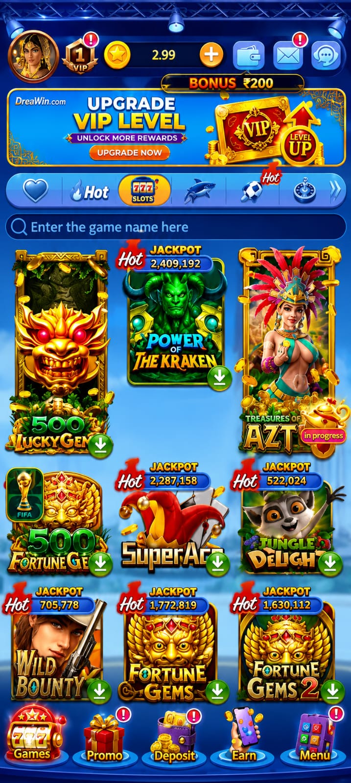 Diwa Top App Interface